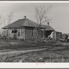 Farm home of Andy Grubb near Mount Ayr, Iowa. He rents one hundred eighty acres from an estate