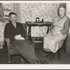 George Finkle and wife in their home near Marseilles, Illinois. Finkle once owned two hundred forty acres of good farmland which he lost to an insurance company.