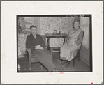 George Finkle and wife in their home near Marseilles, Illinois. Finkle once owned two hundred forty acres of good farmland which he lost to an insurance company