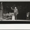 Zero Mostel (as Tevye) in the stage production of Fiddler on the Roof (conversing with God)