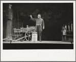 Zero Mostel (as Tevye) in the stage production of Fiddler on the Roof (conversing with God)