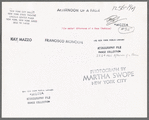 Kay Mazzo and Francisco Moncion
