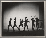 Silhouetted dancers