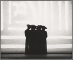 Dancers in silhouette in Dybbuk