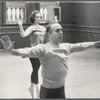 Jerome Robbins rehearses a female dancer
