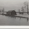 Flooded farm near New Madrid, Missouri