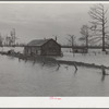 Flooded farm near New Madrid, Missouri
