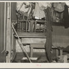 An attempt was made to save furniture and clothes by scaffolding in this house at New Haven, Illinois