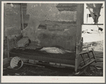 Corner of living room in farmhouse after flood had passed through Point Township. Posey County, Indiana