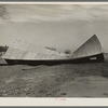 Chicken house torn from foundations and twisted. Posey County, Indiana