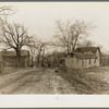 An Indiana farmhouse flung into the road by force of the flood. Posey County, Indiana