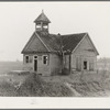 County schoolhouse after the flood. Posey County, Indiana