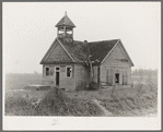 County schoolhouse after the flood. Posey County, Indiana