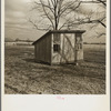 This brooder house belonged to Everett Shoemaker tenant farmer, and had to be moved when he changed farms. Near Shadeland, Indiana
