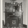 Fireplace and mantel in a Mount Vernon, Indiana, home