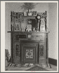 Fireplace and mantel in a Mount Vernon, Indiana, home