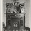 Fireplace and mantel in a Mount Vernon, Indiana, home