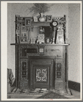 Fireplace and mantel in a Mount Vernon, Indiana, home