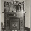 Fireplace and mantel in a Mount Vernon, Indiana, home