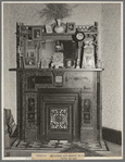Fireplace and mantel in a Mount Vernon, Indiana, home