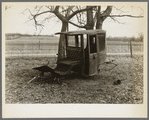An abandoned shay on a farm near Smithland, Indiana