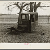 An abandoned shay on a farm near Smithland, Indiana