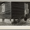 Detail of an abandoned farmhouse. Miller Township, LaSalle County, Illinois