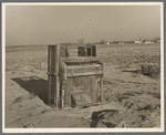 An organ deposited by the flood on a farm near Mount Vernon, Indiana