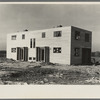 A two-family asbestos board house. Greenhills, Ohio