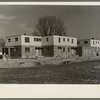 Stucco and brick house at the Greenhills project. Ohio
