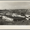 Men working on the foundations of a house at the Greenhills project. Ohio