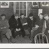 Group of farmers at soil conservation meeting. Livingston County, Illinois