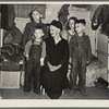 Group of children being cared for by an old lady; all of them flood refugees. Sikeston, Missouri