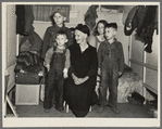 Group of children being cared for by an old lady; all of them flood refugees. Sikeston, Missouri