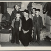 Group of children being cared for by an old lady; all of them flood refugees. Sikeston, Missouri