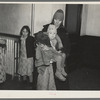 Flood refugees in schoolhouse at East Prairie, Missouri