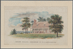 Watercolor of Mount Gulian, residence of G. C. Verplank