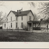 Farmhouse on the owner-operated one hundred sixty acre farm of Roy Conner. This farm, near Templeton, Benton County, Indiana, carries a small mortgage