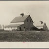 Barn and corn crib on the one hundred sixty acres owned and operated by August Grettencord. This farm is southwest of Fowler, Indiana