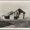 Barn and only horse on C.V. Hibbs' eighty-acre farm near Boswell, Benton County, Indiana. This farm is owner-operated, but heavily mortgaged