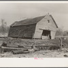 Corn crib on William Weltis' farm near Boswell, Indiana