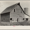 Barn and silo on William Keefe's owner-operated farm near Boswell, Benton County, Indiana. Three hundred twenty acres, heavily mortgaged