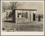 Poultry house on the farm rented by Sylvester Garring. Near Fowler, Indiana. This farm has been an estate for forty years. The chicken house is adequate for only forty chickens