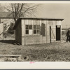 Poultry house on the farm rented by Sylvester Garring. Near Fowler, Indiana. This farm has been an estate for forty years. The chicken house is adequate for only forty chickens