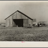 There is inadequate space for machinery on the farm rented by Sylvester Garring near Fowler, Indiana