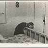 6:30 a.m. One of the Tip Estes' daughters is making the beds. Near Fowler, Indiana