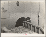 6:30 a.m. One of the Tip Estes' daughters is making the beds. Near Fowler, Indiana