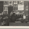 The weighing in room at the stockyards in Aledo, Illinois