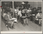 Negro school at Tent City near Shawneetown, Illinois