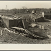 Damage done during the 1937 flood near Shawneetown, Illinois